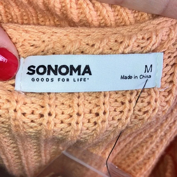 NWT Sonoma Goods for Life Button-Front Cardigan, Medium - Picture 4 of 7
